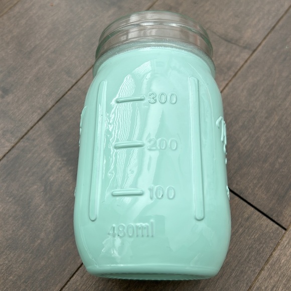 Turquoise Mint Green Craft Storage Set, Office Home Organization, Mason Jar Tin - Picture 10 of 12